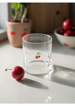 Sinsay - Szklanka z motywem wisienek - czerwony ze sklepu Sinsay w kategorii Szklanki - zdjęcie 183663560