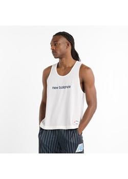 Koszulka męska New Balance MT51608BK – biała ze sklepu New Balance Poland w kategorii T-shirty męskie - zdjęcie 183663641