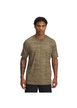 Męska koszulka treningowa Under Armour Vanish Energy Printed SS - brązowa ze sklepu Sportstylestory.com w kategorii T-shirty męskie - zdjęcie 183666041