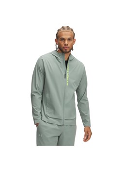 Męska kurtka do biegania Under Armour UA OutRun the STORM Jacket - zielona ze sklepu Sportstylestory.com w kategorii Kurtki męskie - zdjęcie 183666184
