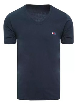 T-shirt męski basic granatowy Dstreet RX5000 ze sklepu DSTREET.PL w kategorii T-shirty męskie - zdjęcie 183667574