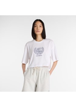 Koszulka damska New Balance WT51935WT – biała ze sklepu New Balance Poland w kategorii Bluzki damskie - zdjęcie 183667593