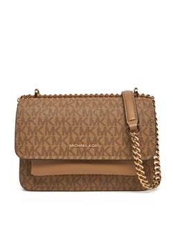 Torebka MICHAEL Michael Kors Claire 32R5GC7C1V Brązowy ze sklepu eobuwie.pl w kategorii Kopertówki - zdjęcie 183668140