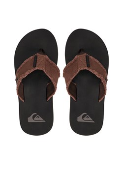Japonki Quiksilver AQYL100047 Brązowy ze sklepu eobuwie.pl w kategorii Klapki męskie - zdjęcie 183668184