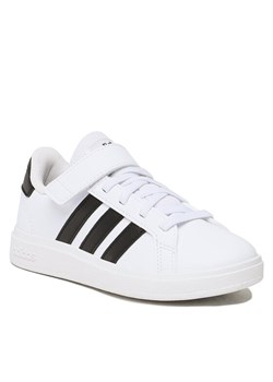 Sneakersy adidas Grand Court 2.0 El K GW6521 Biały ze sklepu eobuwie.pl w kategorii Buty sportowe dziecięce - zdjęcie 183668252