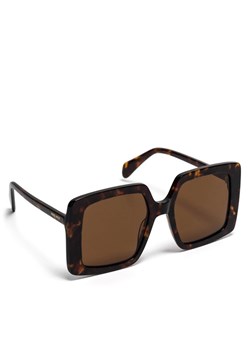 Okulary przeciwsłoneczne Nine West NW 6629S Brązowy ze sklepu eobuwie.pl w kategorii Okulary przeciwsłoneczne damskie - zdjęcie 183668314