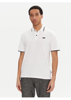 Jack&Jones Polo Pacer 12273303 Biały Regular Fit ze sklepu MODIVO w kategorii T-shirty męskie - zdjęcie 183669471