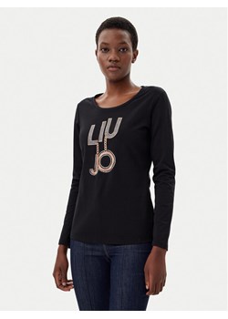 Liu Jo Sport Bluzka TF4206 JS088 Czarny Regular Fit ze sklepu MODIVO w kategorii Bluzki damskie - zdjęcie 183669482