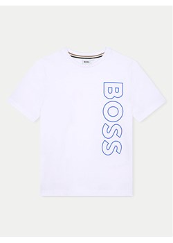 Boss T-Shirt J51206 D Biały Regular Fit - id: 0000304188749 - marki BOSS HUGO BOSS - 183669541 Boss T-Shirt J51206 D Biały Regular Fit ze sklepu MODIVO w kategorii T-shirty chłopięce - zdjęcie 183669541