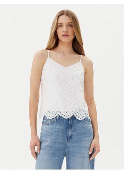 Pieces Top Vilde 17156563 Biały Regular Fit - id: 0000304916281 - marki Pieces - 183669571 Pieces Top Vilde 17156563 Biały Regular Fit ze sklepu MODIVO w kategorii Bluzki damskie - zdjęcie 183669571