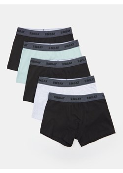 Sinsay - Bawełniane bokserki Classic 5 pack - czarny ze sklepu Sinsay w kategorii Majtki męskie - zdjęcie 183672263