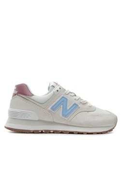 Sneakersy New Balance WL574RD Écru ze sklepu eobuwie.pl w kategorii Buty sportowe damskie - zdjęcie 183672594