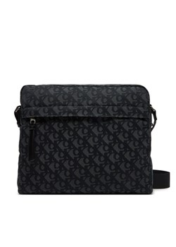 Saszetka Calvin Klein Jeans Unstructured Monogram Flight Bag LV04G3097G Czarny ze sklepu eobuwie.pl w kategorii Saszetki - zdjęcie 183672611
