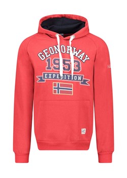 Geographical Norway Bluza &quot;Gollegio&quot; w kolorze czerwonym ze sklepu Limango Polska w kategorii Bluzy męskie - zdjęcie 183673712