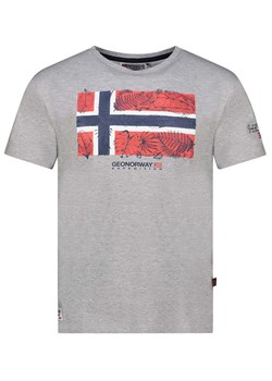 Geographical Norway Koszulka &quot;Jpalm&quot; w kolorze szarym ze sklepu Limango Polska w kategorii T-shirty męskie - zdjęcie 183675660