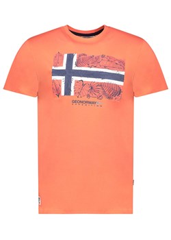 Geographical Norway Koszulka &quot;Jpalm&quot; w kolorze pomarańczowym ze sklepu Limango Polska w kategorii T-shirty męskie - zdjęcie 183675664