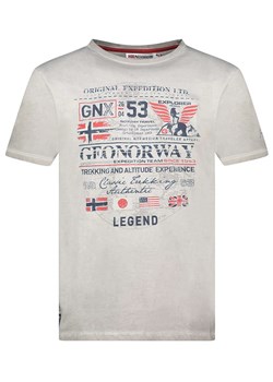 Geographical Norway Koszulka &quot;Jorick&quot; w kolorze szarym ze sklepu Limango Polska w kategorii T-shirty męskie - zdjęcie 183675684