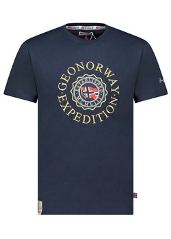 Geographical Norway Koszulka &quot;Joe&quot; w kolorze granatowym ze sklepu Limango Polska w kategorii T-shirty męskie - zdjęcie 183675712