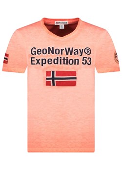 Geographical Norway Koszulka &quot;Jimdo&quot; w kolorze pomarańczowym ze sklepu Limango Polska w kategorii T-shirty męskie - zdjęcie 183675720