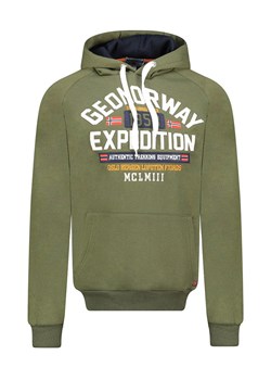 Geographical Norway Bluza &quot;Germanito&quot; w kolorze khaki ze sklepu Limango Polska w kategorii Bluzy męskie - zdjęcie 183676223