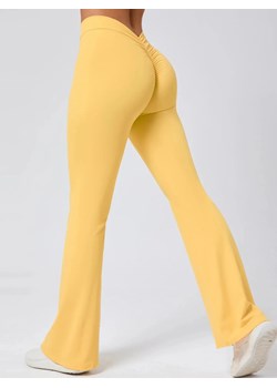 Legginsy sportowe - Żółty / S ze sklepu Valetta.pl w kategorii Spodnie damskie - zdjęcie 183677143