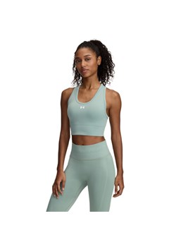 Biustonosz treningowy Under Armour Vanish Seamless Mid Bra - zielony ze sklepu Sportstylestory.com w kategorii Biustonosze - zdjęcie 183677482