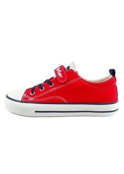 Buty Lee Cooper LCW-25-34-3575K czerwone ze sklepu ButyModne.pl w kategorii Trampki dziecięce - zdjęcie 183677634