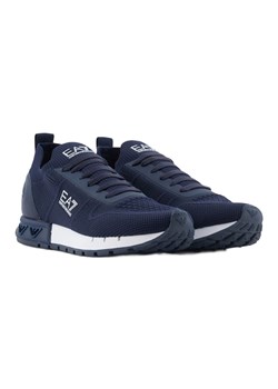 Buty EA7 Emporio Armani Legacy Knit X8X171-XK373-T999 niebieskie ze sklepu ButyModne.pl w kategorii Buty sportowe męskie - zdjęcie 183677660