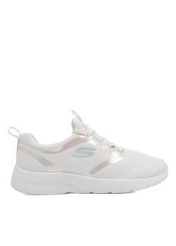 Sneakersy Skechers DYNAMIGHT 2.0 149694 WPK Biały ze sklepu eobuwie.pl w kategorii Buty sportowe damskie - zdjęcie 183677892