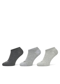 Zestaw 3 par niskich skarpet unisex Puma 938624 Szary ze sklepu eobuwie.pl w kategorii Skarpetki damskie - zdjęcie 183677960