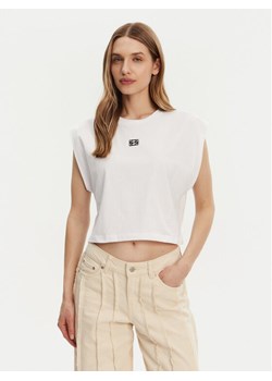 Noisy May T-Shirt Speedy 27033493 Biały Regular Fit ze sklepu MODIVO w kategorii Bluzki damskie - zdjęcie 183678734