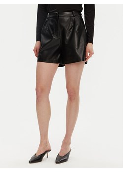 ONLY Szorty z imitacji skóry Saramy 15338008 Czarny Regular Fit ze sklepu MODIVO w kategorii Szorty - zdjęcie 183678740