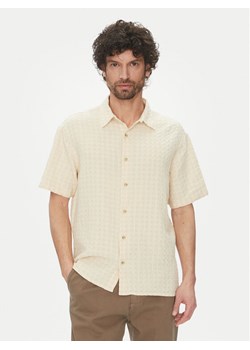 Jack&Jones Koszula Dobby 12277184 Beżowy Relaxed Fit ze sklepu MODIVO w kategorii Koszule męskie - zdjęcie 183678831