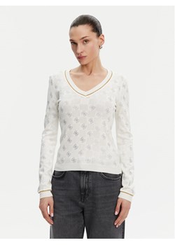 Guess Sweter W5GR07 Z3D60 Beżowy Regular Fit ze sklepu MODIVO w kategorii Swetry damskie - zdjęcie 183678900