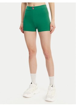 Fila Szorty sportowe Limes FAW1024 Zielony Slim Fit ze sklepu MODIVO w kategorii Szorty - zdjęcie 183678934