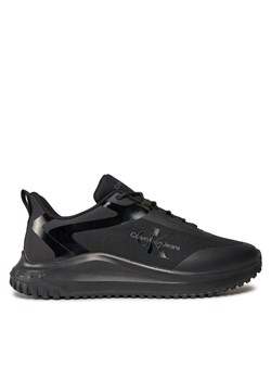 Calvin Klein Jeans Sneakersy Eva Runner Low Lace Ml Mix YM0YM00968 Czarny ze sklepu MODIVO w kategorii Buty sportowe męskie - zdjęcie 183678940