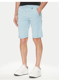 KARL LAGERFELD Szorty materiałowe 265812 552829 Błękitny Regular Fit ze sklepu MODIVO w kategorii Spodenki męskie - zdjęcie 183678961