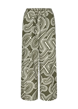Triumph Spodnie materiałowe Beach MyWear 10222189 Zielony Wide Leg ze sklepu MODIVO w kategorii Spodnie damskie - zdjęcie 183678992