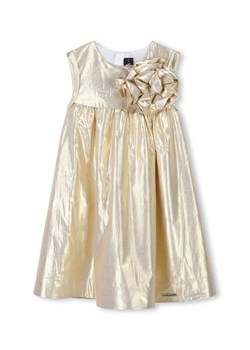 Karl Lagerfeld Kids Sukienka elegancka Z30474 S Złoty Regular Fit ze sklepu MODIVO w kategorii Sukienki dziewczęce - zdjęcie 183679051
