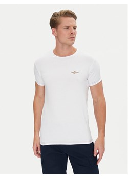 Aeronautica Militare T-Shirt AM1UTI003 Biały Regular Fit ze sklepu MODIVO w kategorii T-shirty męskie - zdjęcie 183679082