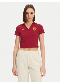 Puma Polo Harry Potter 630097 Czerwony Regular Fit ze sklepu MODIVO w kategorii Bluzki damskie - zdjęcie 183679094