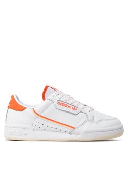 adidas Sneakersy Continental 80 Stripes GX4460 Biały ze sklepu MODIVO w kategorii Buty sportowe damskie - zdjęcie 183679133