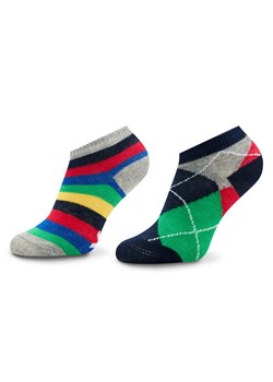 United Colors Of Benetton Zestaw 2 par niskich skarpet dziecięcych 6AO30701O 903 Kolorowy ze sklepu MODIVO w kategorii Skarpetki dziecięce - zdjęcie 183679151