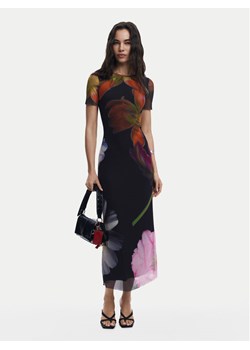 Desigual Sukienka codzienna Roterdam 25SWVK12 Czarny Slim Fit ze sklepu MODIVO w kategorii Sukienki - zdjęcie 183679164