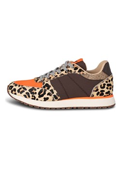 WODEN Skórzane sneakersy &quot;Ronja Cowhair&quot; w kolorze brązowym ze sklepu Limango Polska w kategorii Buty sportowe damskie - zdjęcie 183682231