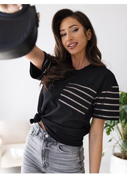 bluzka azeria czarna one size ze sklepu UBRA w kategorii Bluzki damskie - zdjęcie 183682570