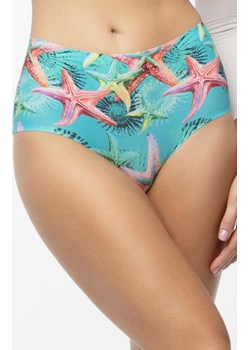 Julimex figi damskie Sea Stars Simple Maxi, Kolor turkusowy-wzór, Rozmiar 2XL, Julimex ze sklepu Intymna w kategorii Majtki damskie - zdjęcie 183682893