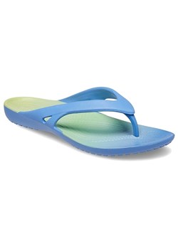 Crocs Japonki &quot;Kadee II&quot; w kolorze błękitno-żółtym ze sklepu Limango Polska w kategorii Klapki damskie - zdjęcie 183683133