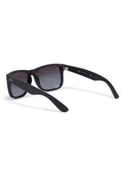 Okulary przeciwsłoneczne Ray-Ban Justin Classic 0RB4165 601/8G Czarny ze sklepu eobuwie.pl w kategorii Okulary przeciwsłoneczne męskie - zdjęcie 183683214