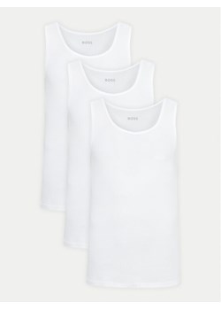 BOSS Komplet 3 tank topów 50542132 Biały Regular Fit ze sklepu MODIVO w kategorii T-shirty męskie - zdjęcie 183683813